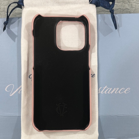 Pink iPhone 14 Pro Case with Strap - Picture 6 of 7